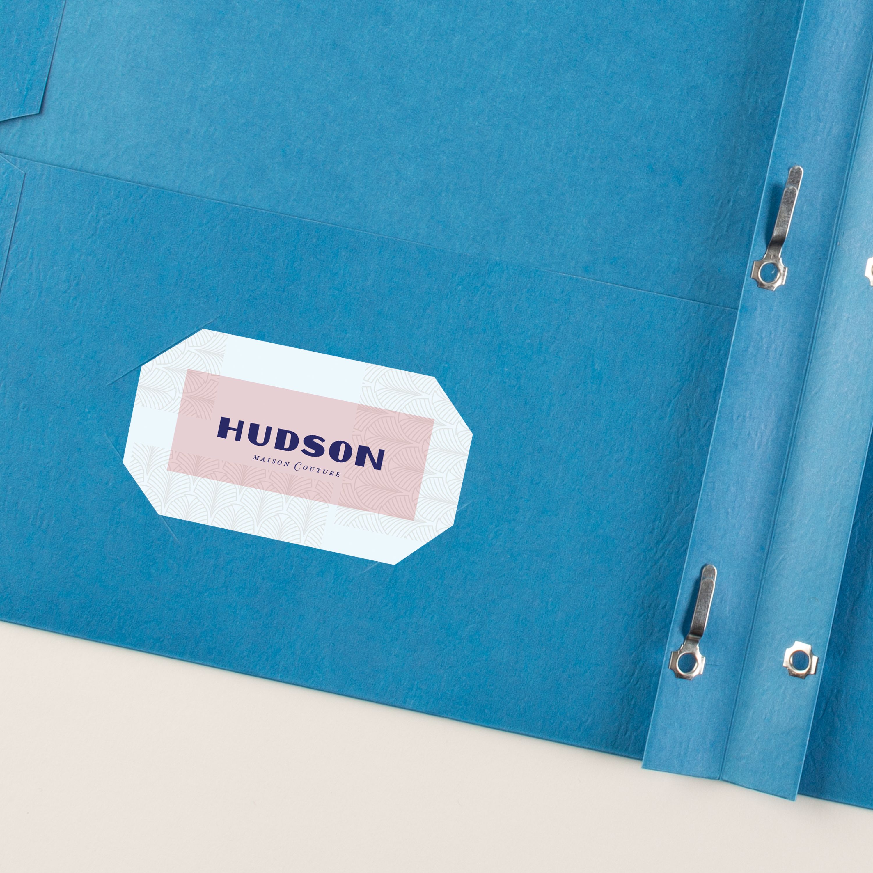 Two Pocket Folders with Fasteners, 25 ct, Blue 47976 | Avery